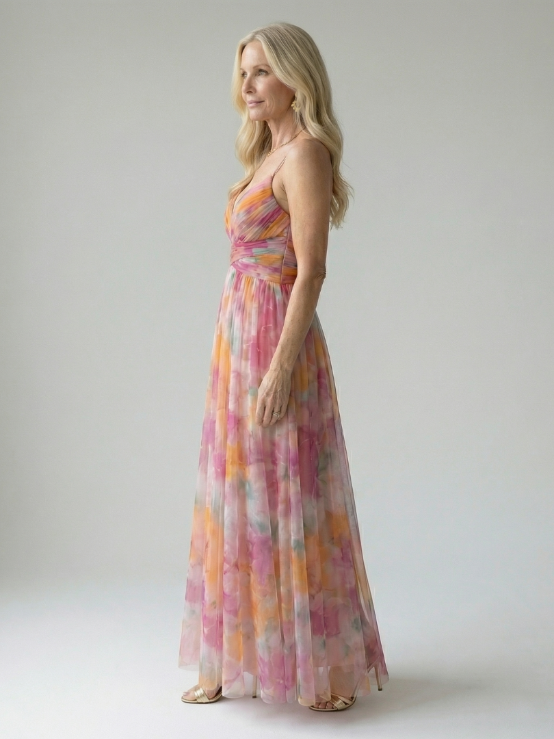 Isel | Blød Wrap Maxi Kjole